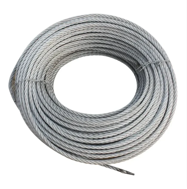 Steel Cable Rope 6X37+FC/Iwrc Galvanized Steel Wire Rope High Strength Steel Cable Rope 6X37+FC/Iwrc Galvanized Steel Wire Rope High Strength